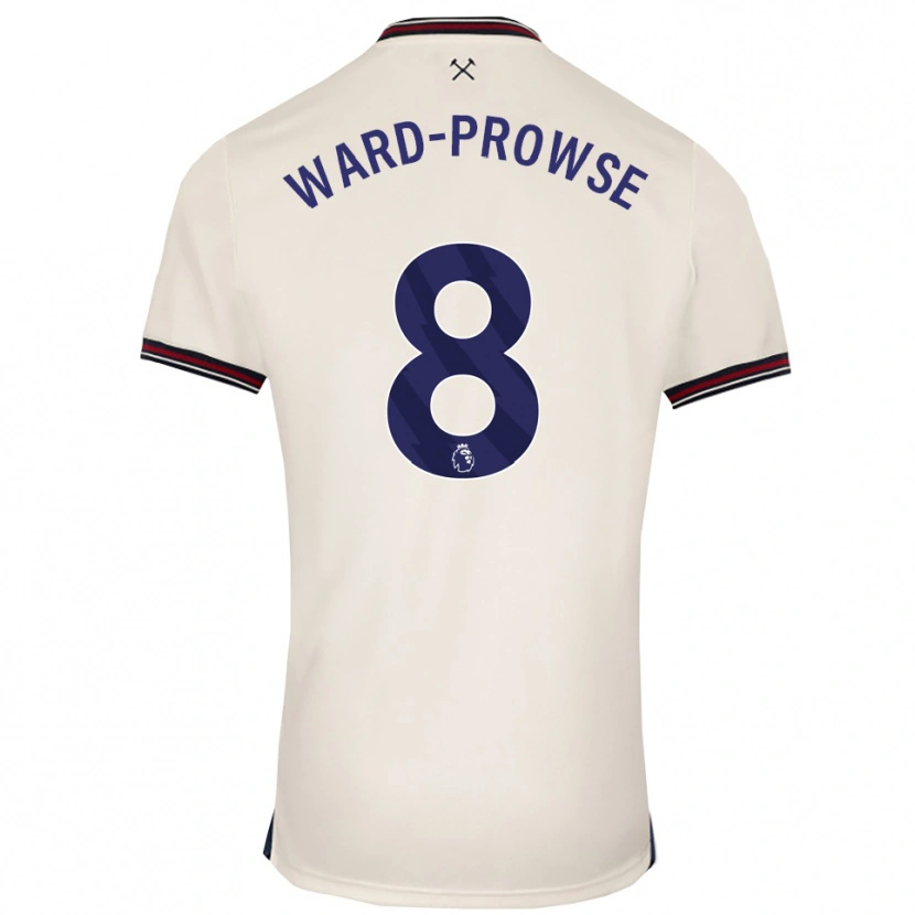 Danxen Damen James Ward-Prowse #8 Creme Weiß Auswärtstrikot Trikot 2025/26 T-Shirt Schweiz