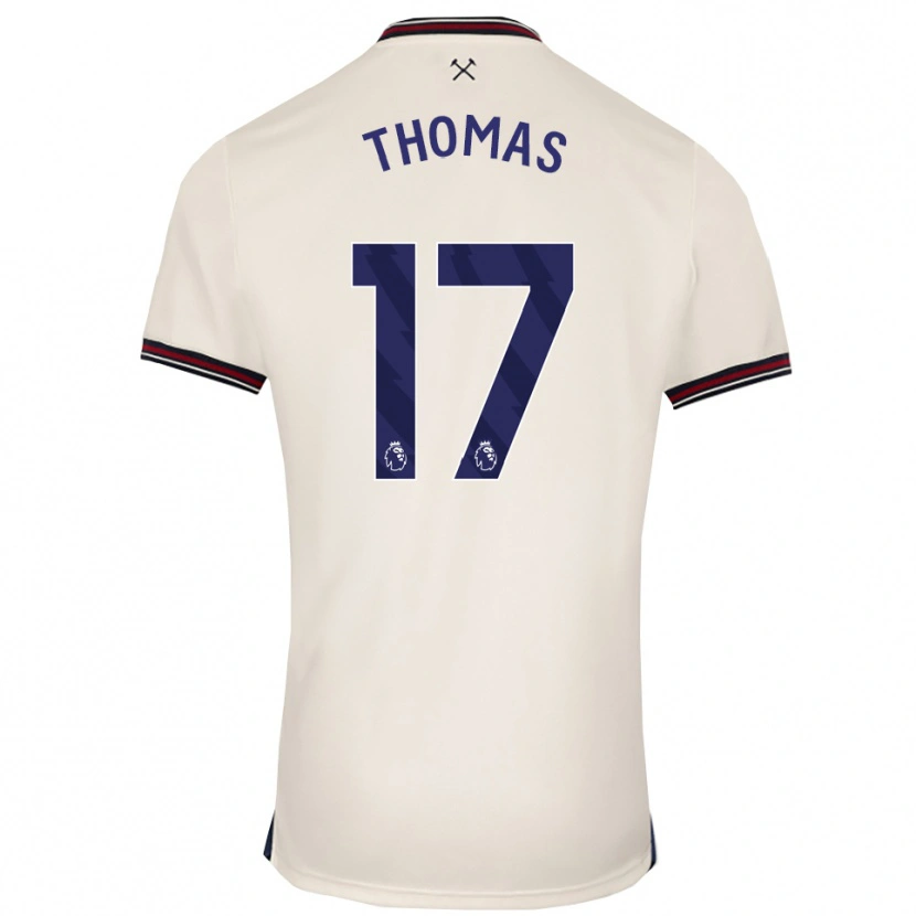 Danxen Damen Isaac Thomas #17 Creme Weiß Auswärtstrikot Trikot 2025/26 T-Shirt Schweiz