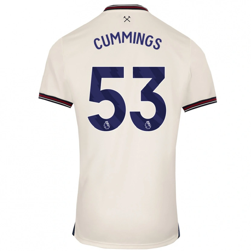 Danxen Damen Daniel Cummings #53 Creme Weiß Auswärtstrikot Trikot 2025/26 T-Shirt Schweiz