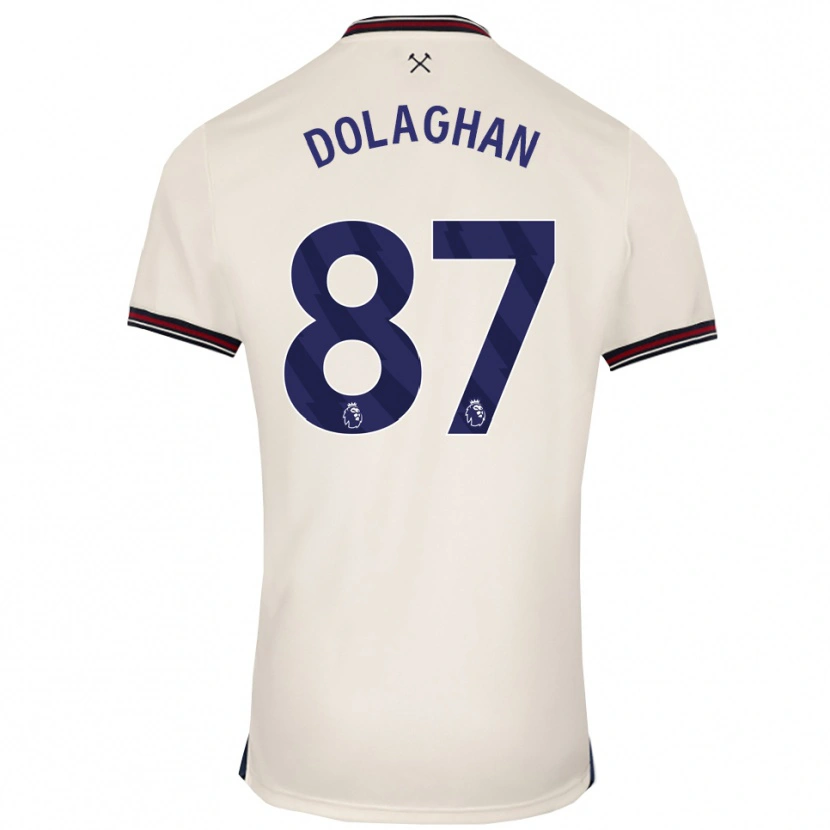 Danxen Damen Brad Dolaghan #87 Creme Weiß Auswärtstrikot Trikot 2025/26 T-Shirt Schweiz