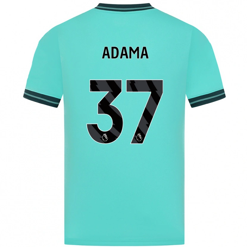 Danxen Damen Adama Traore #37 Himmelblau Grün Auswärtstrikot Trikot 2025/26 T-Shirt Schweiz