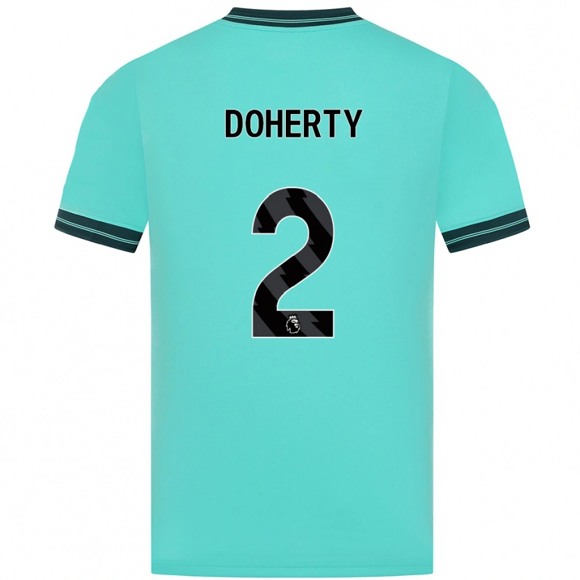 Danxen Damen Matt Doherty #2 Himmelblau Grün Auswärtstrikot Trikot 2025/26 T-Shirt Schweiz