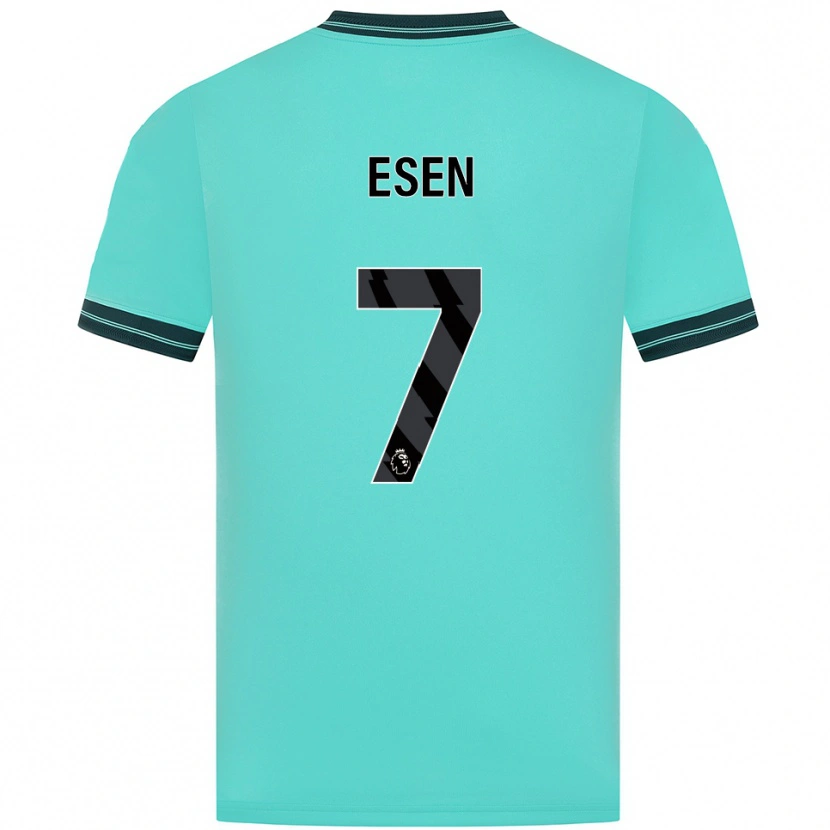 Danxen Damen Josh Esen #7 Himmelblau Grün Auswärtstrikot Trikot 2025/26 T-Shirt Schweiz