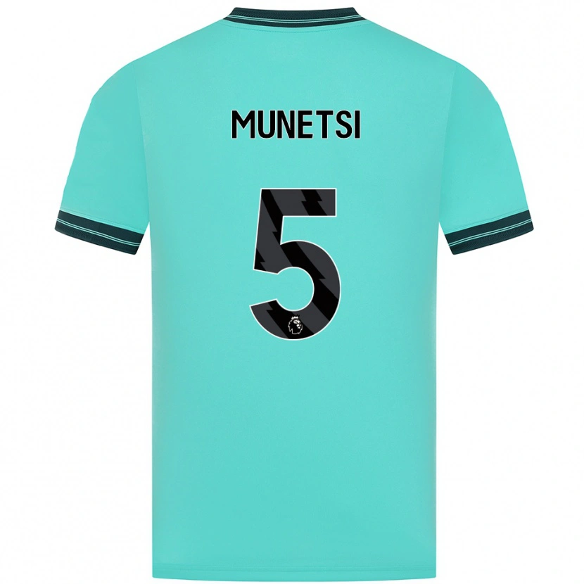 Danxen Damen Marshall Munetsi #5 Himmelblau Grün Auswärtstrikot Trikot 2025/26 T-Shirt Schweiz