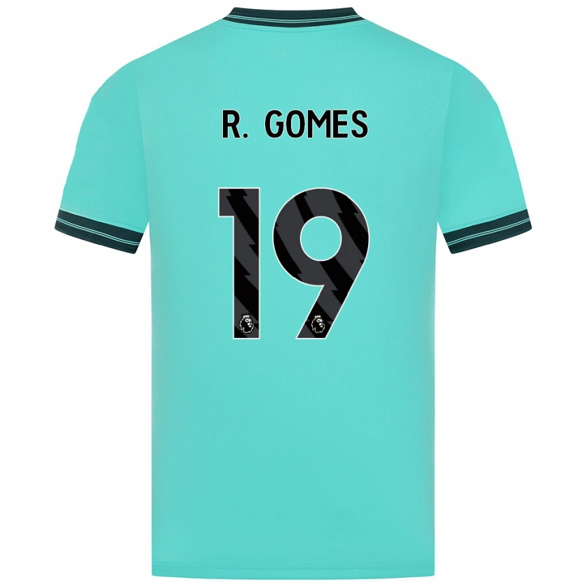Danxen Damen Rodrigo Gomes #19 Himmelblau Grün Auswärtstrikot Trikot 2025/26 T-Shirt Schweiz