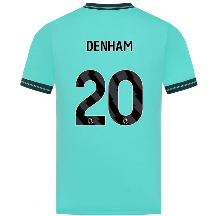 Danxen Damen Ania Denham #20 Himmelblau Grün Auswärtstrikot Trikot 2025/26 T-Shirt Schweiz