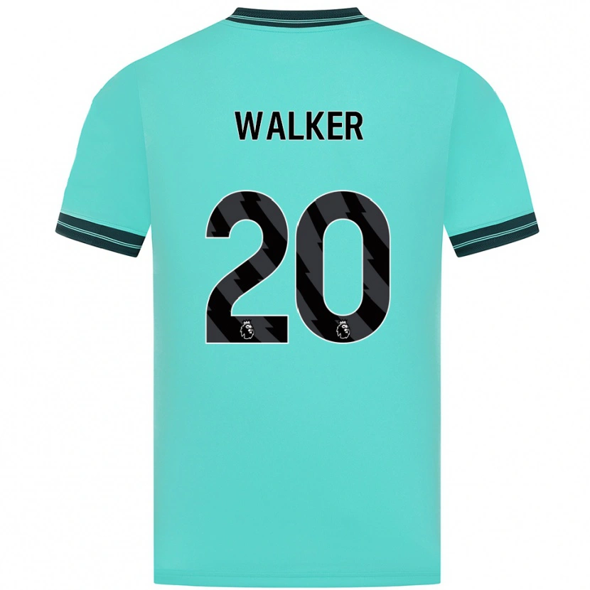 Danxen Damen Lowri Walker #20 Himmelblau Grün Auswärtstrikot Trikot 2025/26 T-Shirt Schweiz