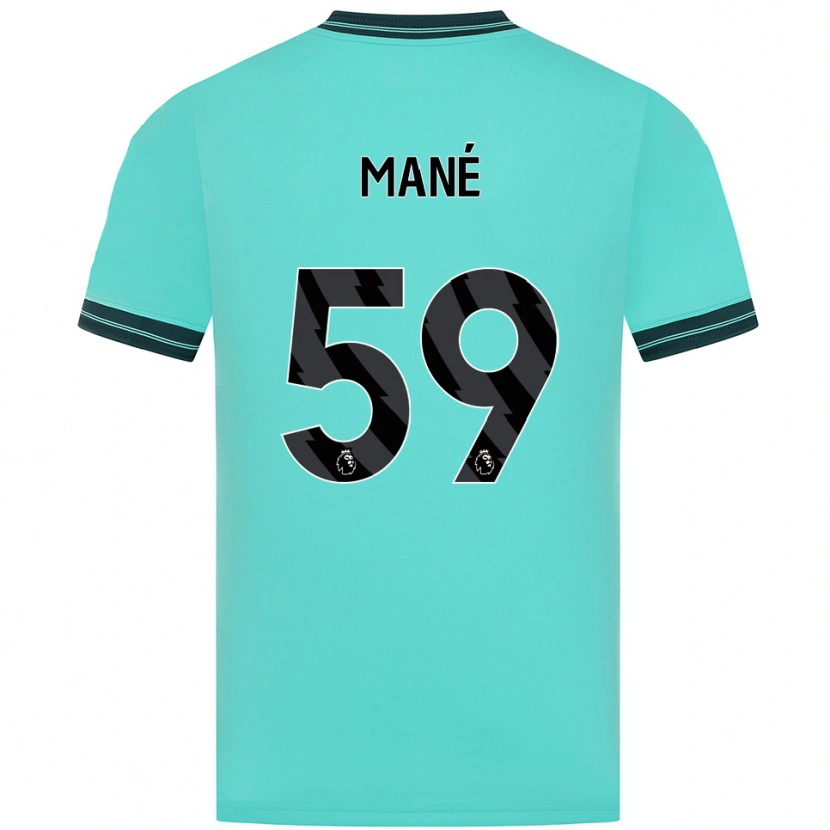 Danxen Damen Mateus Mané #59 Himmelblau Grün Auswärtstrikot Trikot 2025/26 T-Shirt Schweiz