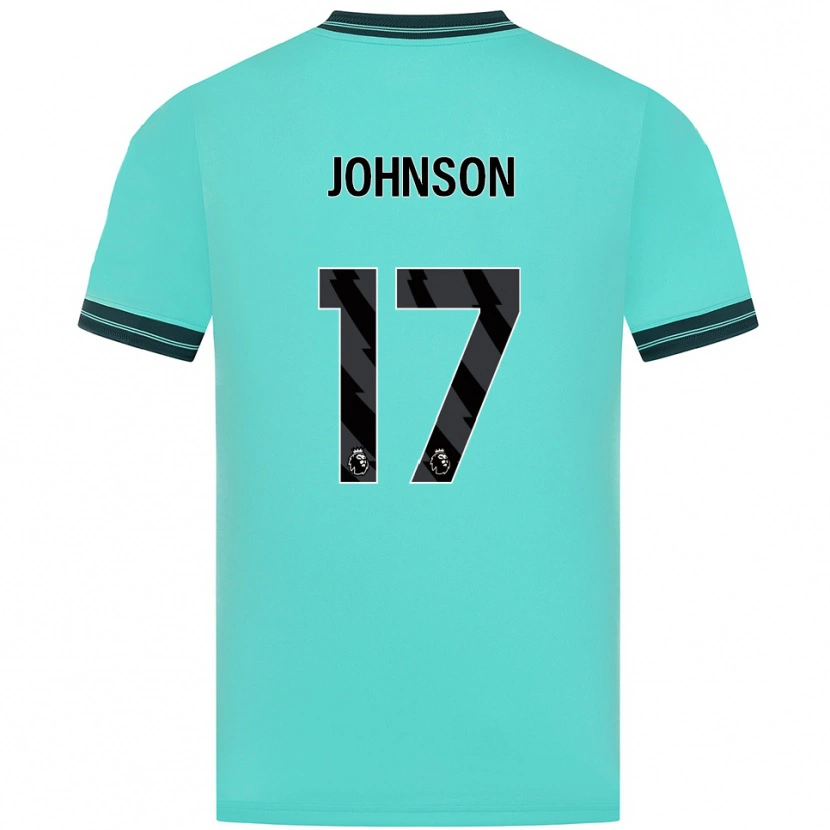 Danxen Damen Katie Johnson #17 Himmelblau Grün Auswärtstrikot Trikot 2025/26 T-Shirt Schweiz