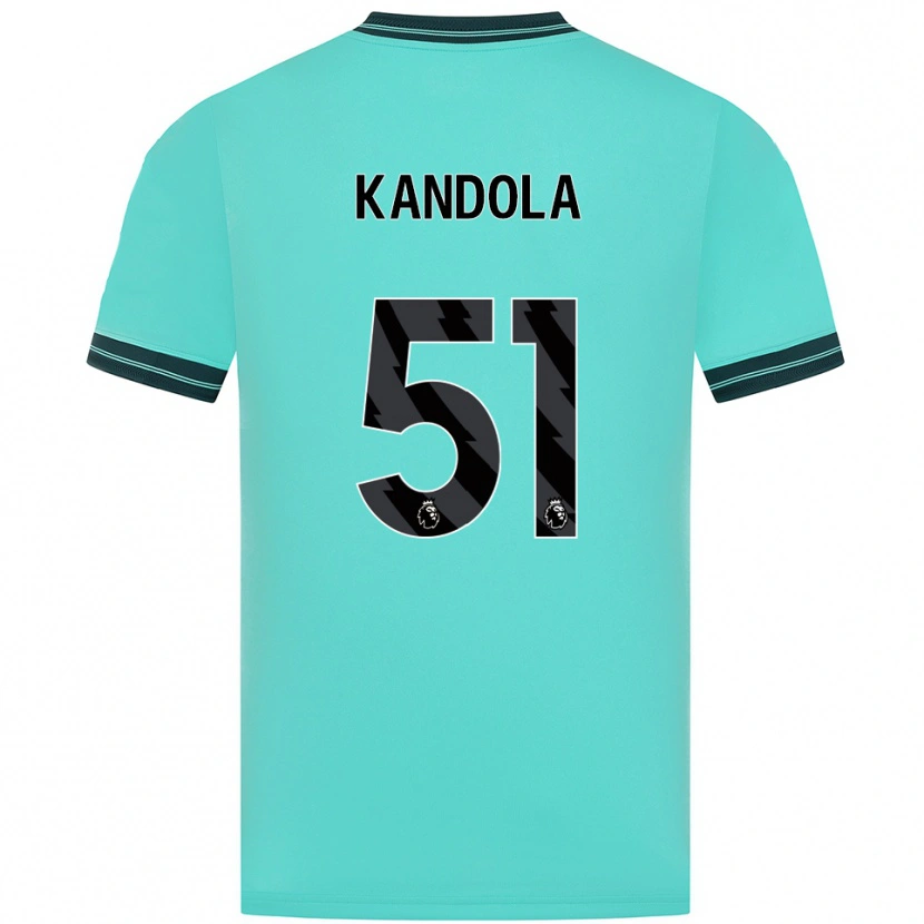 Danxen Damen Kam Kandola #51 Himmelblau Grün Auswärtstrikot Trikot 2025/26 T-Shirt Schweiz