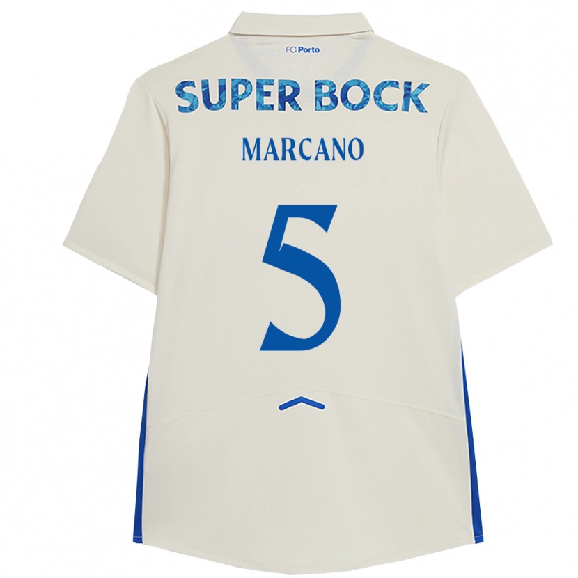 Danxen Damen Ivan Marcano #5 Weiß Blau Ausweichtrikot Trikot 2025/26 T-Shirt Schweiz