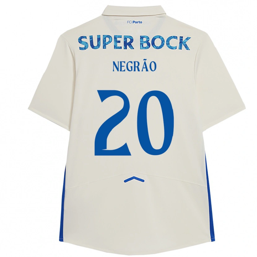 Danxen Damen Maria Negrão #20 Weiß Blau Ausweichtrikot Trikot 2025/26 T-Shirt Schweiz