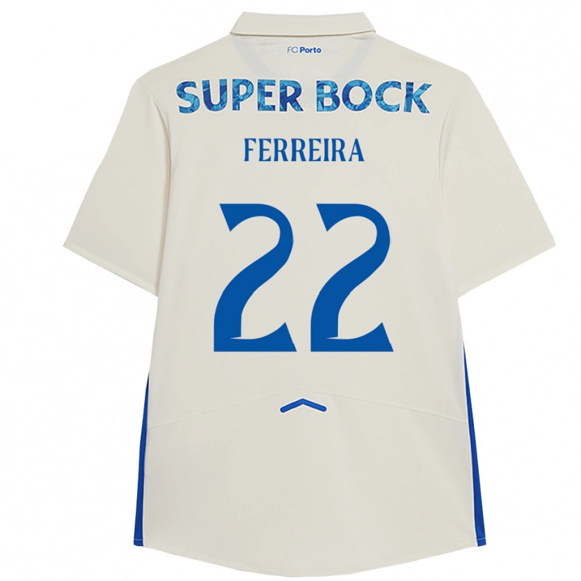 Danxen Damen Joana Ferreira #22 Weiß Blau Ausweichtrikot Trikot 2025/26 T-Shirt Schweiz
