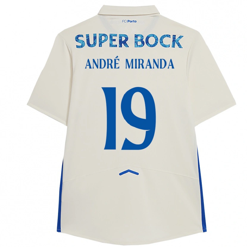 Danxen Damen André Miranda #19 Weiß Blau Ausweichtrikot Trikot 2025/26 T-Shirt Schweiz
