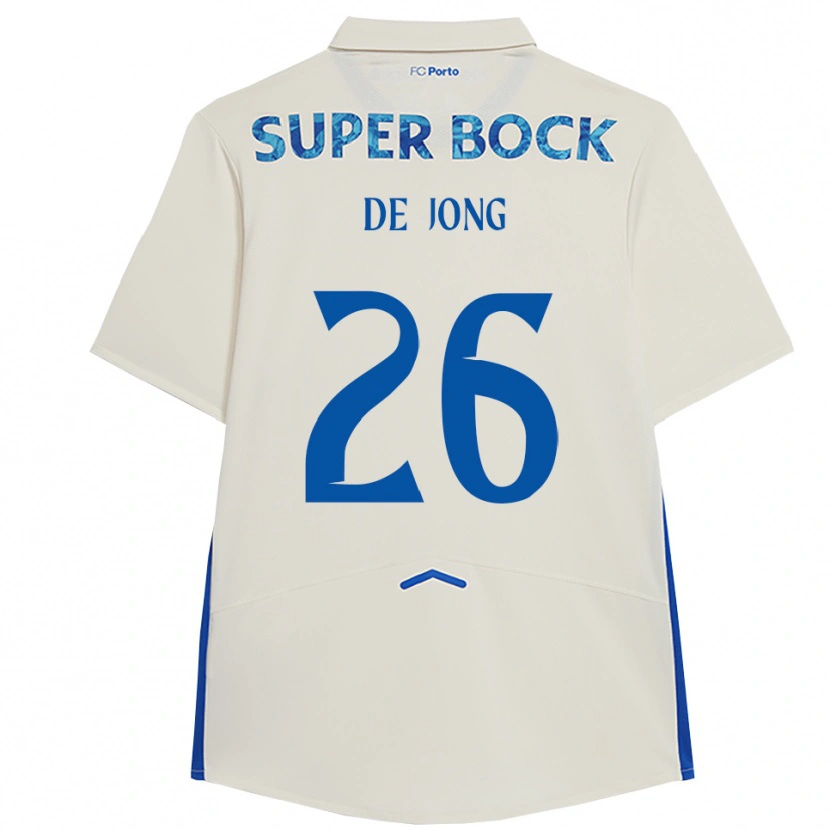 Danxen Damen Luuk De Jong #26 Weiß Blau Ausweichtrikot Trikot 2025/26 T-Shirt Schweiz