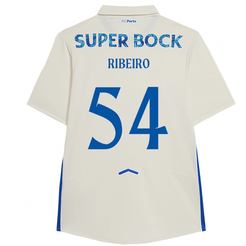 Danxen Damen António Ribeiro #54 Weiß Blau Ausweichtrikot Trikot 2025/26 T-Shirt Schweiz