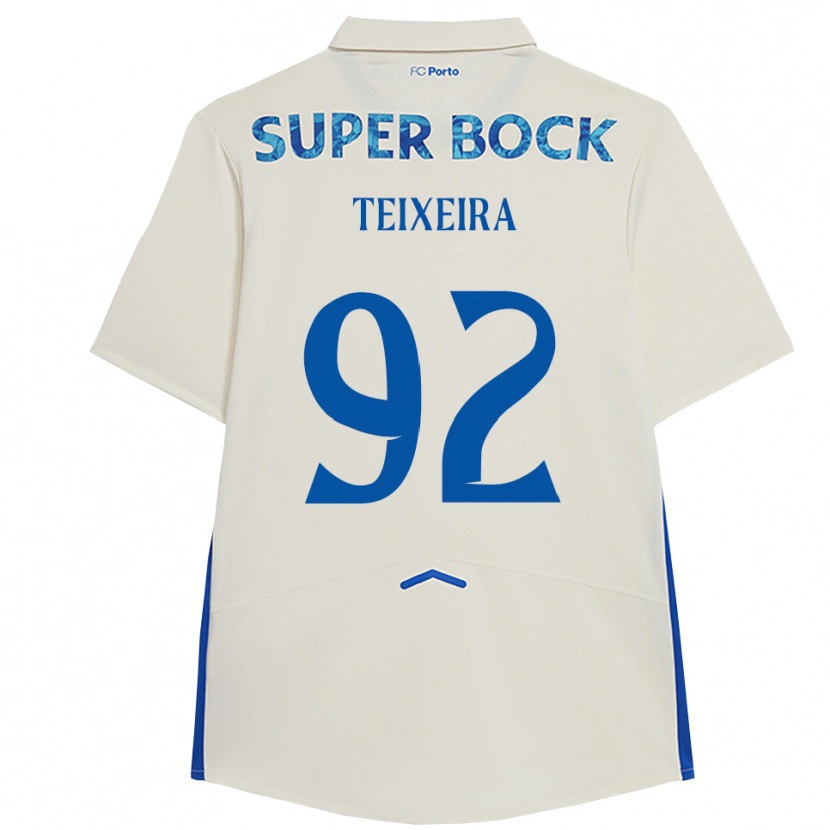 Danxen Damen João Teixeira #92 Weiß Blau Ausweichtrikot Trikot 2025/26 T-Shirt Schweiz