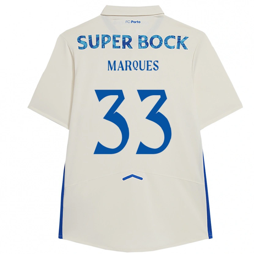 Danxen Damen Bárbara Marques #33 Weiß Blau Ausweichtrikot Trikot 2025/26 T-Shirt Schweiz