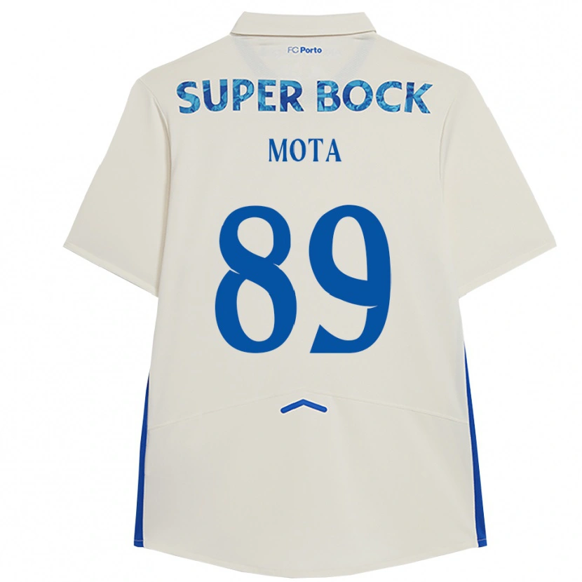 Danxen Damen Luís Mota #89 Weiß Blau Ausweichtrikot Trikot 2025/26 T-Shirt Schweiz