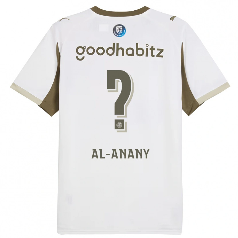Danxen Damen Yousif Al-Anany #0 Weiß Grau Ausweichtrikot Trikot 2025/26 T-Shirt Schweiz