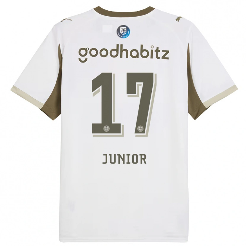 Danxen Damen Mauro Júnior #17 Weiß Grau Ausweichtrikot Trikot 2025/26 T-Shirt Schweiz
