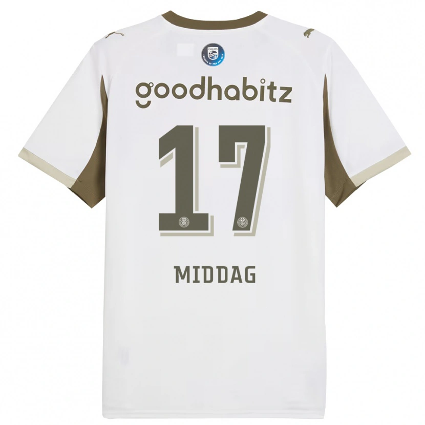 Danxen Damen Isai Middag #17 Weiß Grau Ausweichtrikot Trikot 2025/26 T-Shirt Schweiz