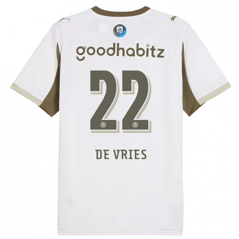 Danxen Damen Lyam De Vries #22 Weiß Grau Ausweichtrikot Trikot 2025/26 T-Shirt Schweiz