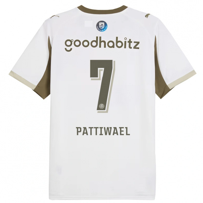 Danxen Damen Naomi Pattiwael #7 Weiß Grau Ausweichtrikot Trikot 2025/26 T-Shirt Schweiz