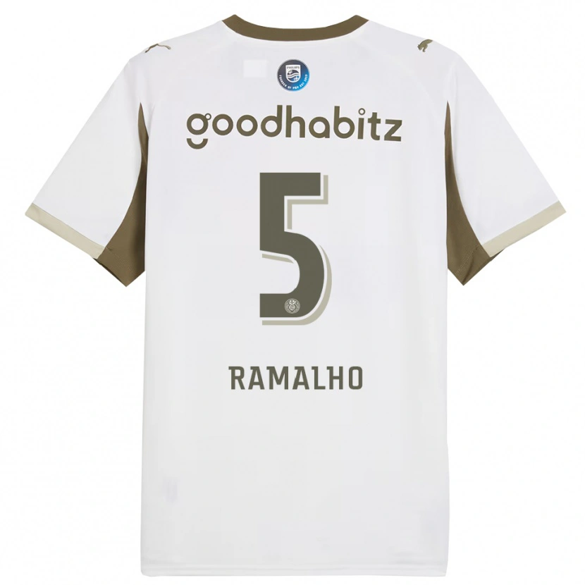 Danxen Damen Andre Ramalho #5 Weiß Grau Ausweichtrikot Trikot 2025/26 T-Shirt Schweiz
