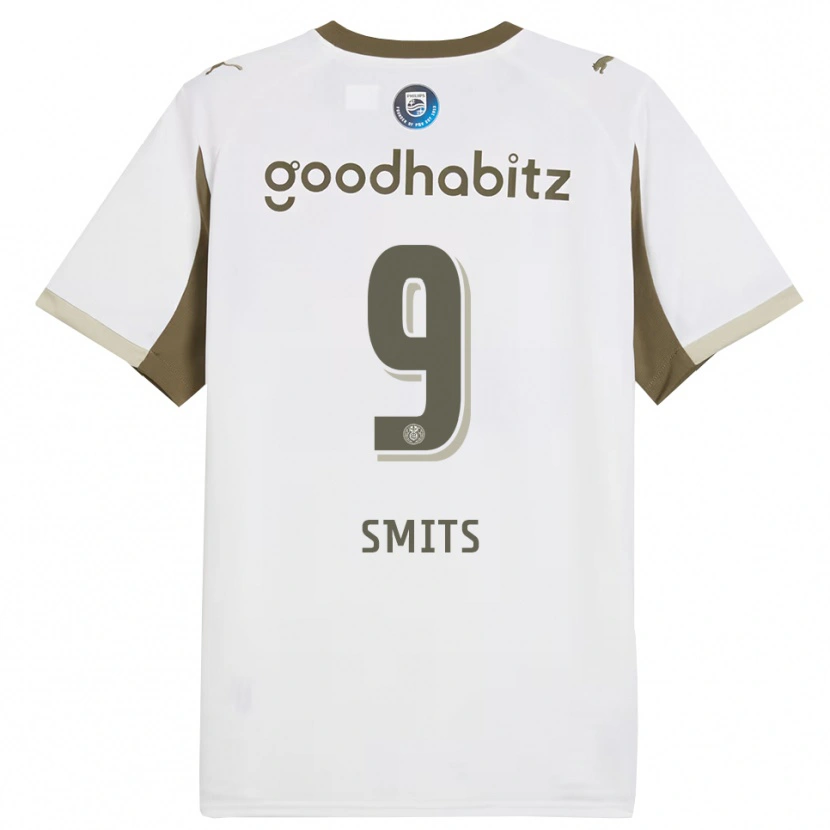 Danxen Damen Joëlle Smits #9 Weiß Grau Ausweichtrikot Trikot 2025/26 T-Shirt Schweiz