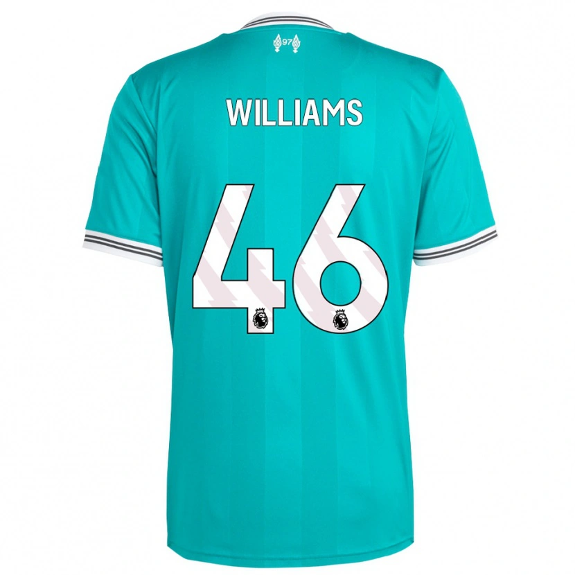Danxen Damen Rhys Williams #46 Grün Weiß Ausweichtrikot Trikot 2025/26 T-Shirt Schweiz