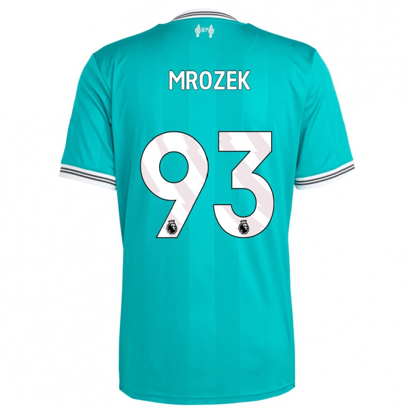 Danxen Damen Fabian Mrozek #93 Grün Weiß Ausweichtrikot Trikot 2025/26 T-Shirt Schweiz