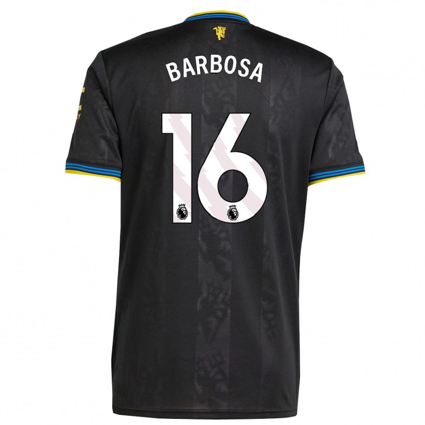 Danxen Damen Neithan Barbosa #16 Schwarz Gelb Blau Ausweichtrikot Trikot 2025/26 T-Shirt Schweiz