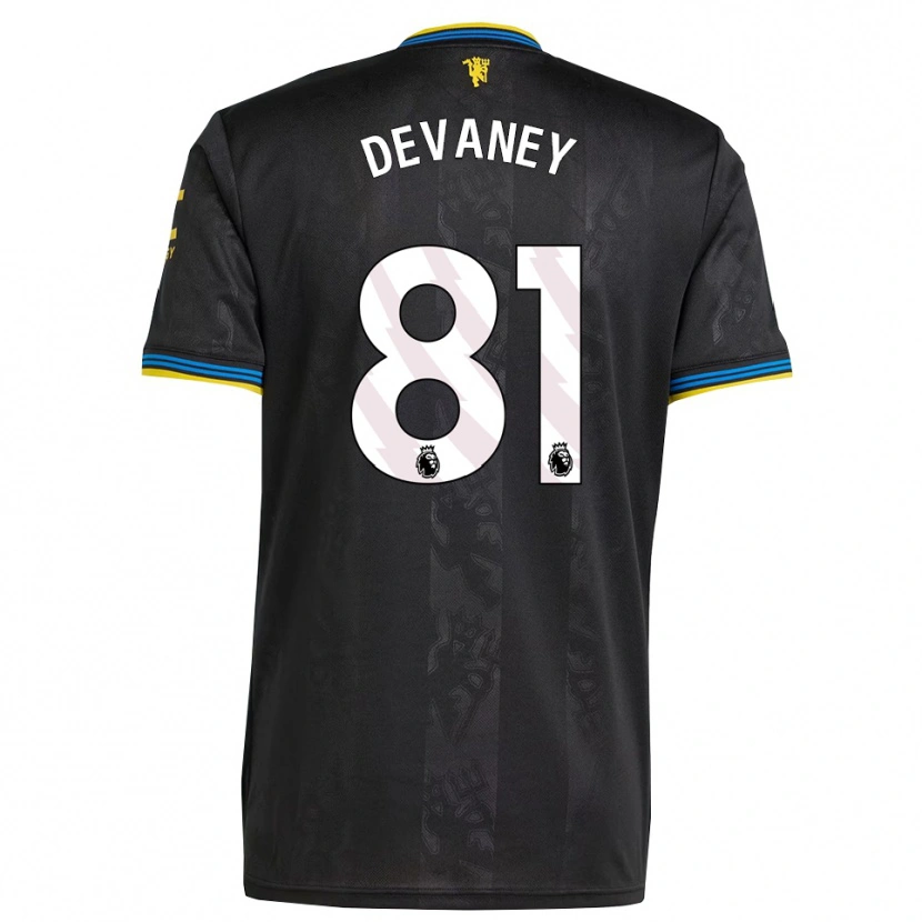 Danxen Damen Jacob Devaney #81 Schwarz Gelb Blau Ausweichtrikot Trikot 2025/26 T-Shirt Schweiz