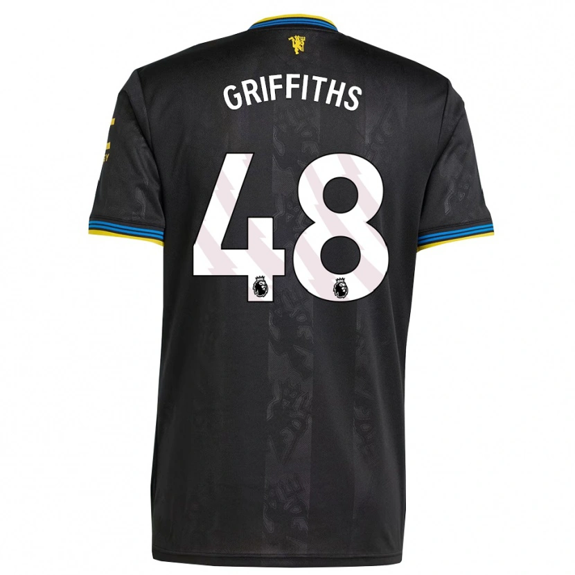 Danxen Damen Mared Griffiths #48 Schwarz Gelb Blau Ausweichtrikot Trikot 2025/26 T-Shirt Schweiz