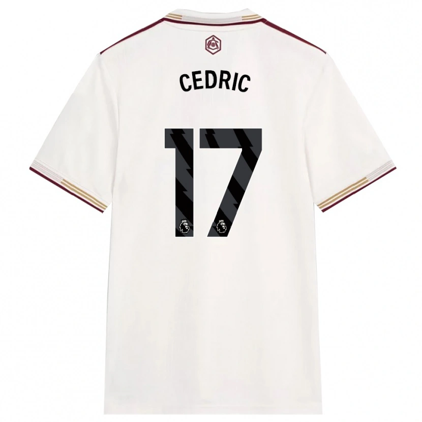 Danxen Damen Cedric Soares #17 Creme Weiß Burgunderrot Ausweichtrikot Trikot 2025/26 T-Shirt Schweiz