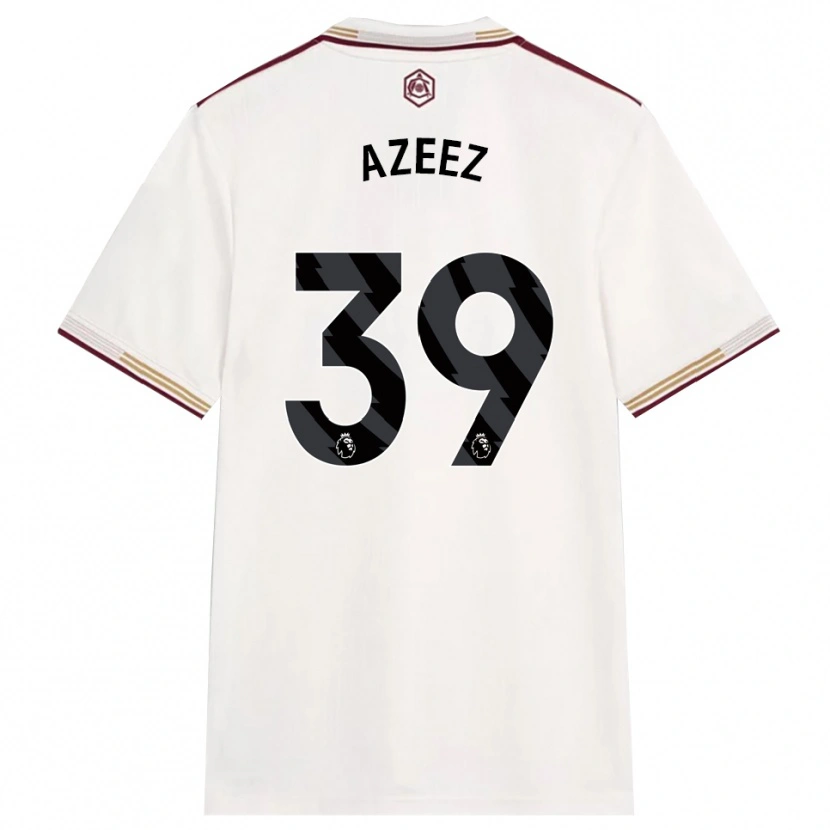 Danxen Damen Miguel Azeez #39 Creme Weiß Burgunderrot Ausweichtrikot Trikot 2025/26 T-Shirt Schweiz