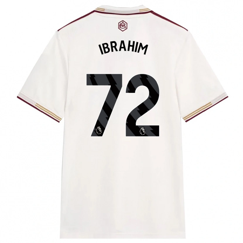 Danxen Damen Ife Ibrahim #72 Creme Weiß Burgunderrot Ausweichtrikot Trikot 2025/26 T-Shirt Schweiz
