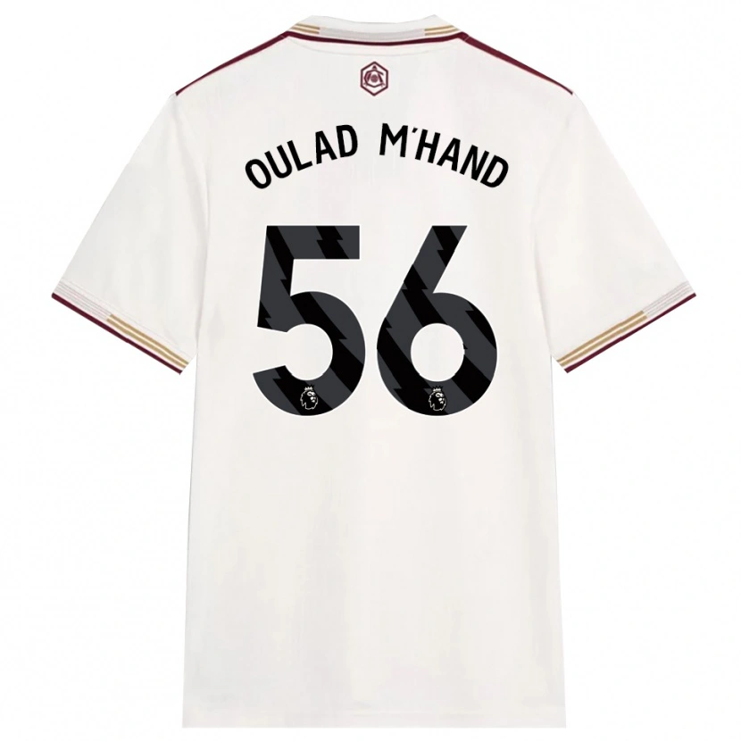 Danxen Damen Salah-Eddine Oulad M'hand #56 Creme Weiß Burgunderrot Ausweichtrikot Trikot 2025/26 T-Shirt Schweiz