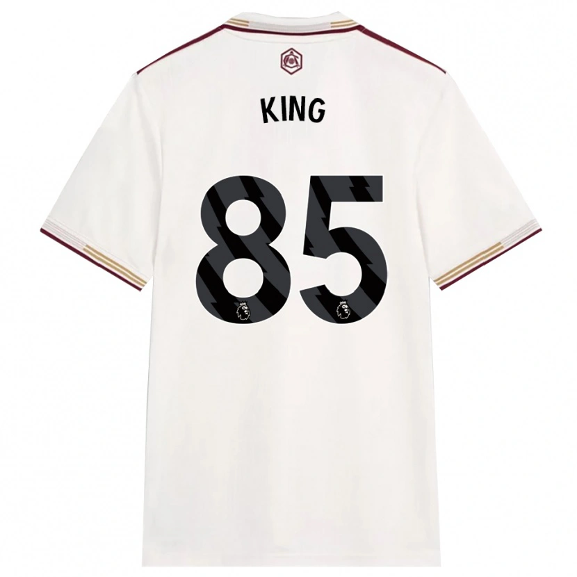 Danxen Damen Josiah King #85 Creme Weiß Burgunderrot Ausweichtrikot Trikot 2025/26 T-Shirt Schweiz