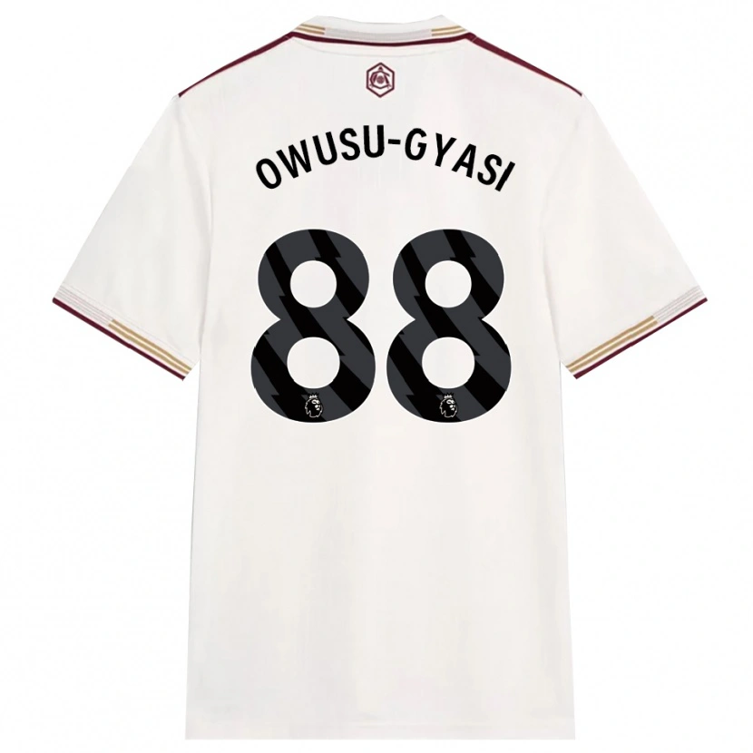 Danxen Damen Abraham Owusu-Gyasi #88 Creme Weiß Burgunderrot Ausweichtrikot Trikot 2025/26 T-Shirt Schweiz