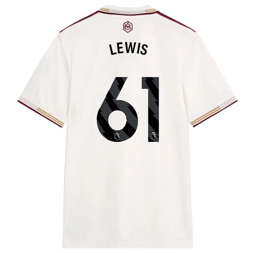 Danxen Damen George Lewis #61 Creme Weiß Burgunderrot Ausweichtrikot Trikot 2025/26 T-Shirt Schweiz