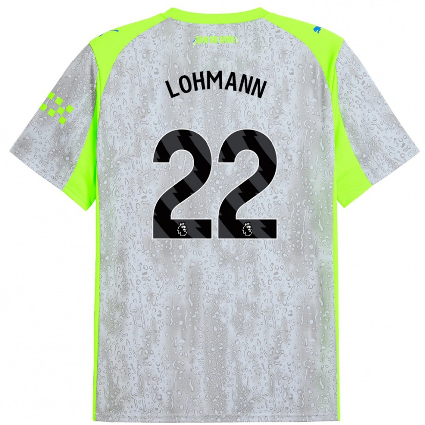 Danxen Damen Sydney Lohmann #22 Grau Gelb Ausweichtrikot Trikot 2025/26 T-Shirt Schweiz
