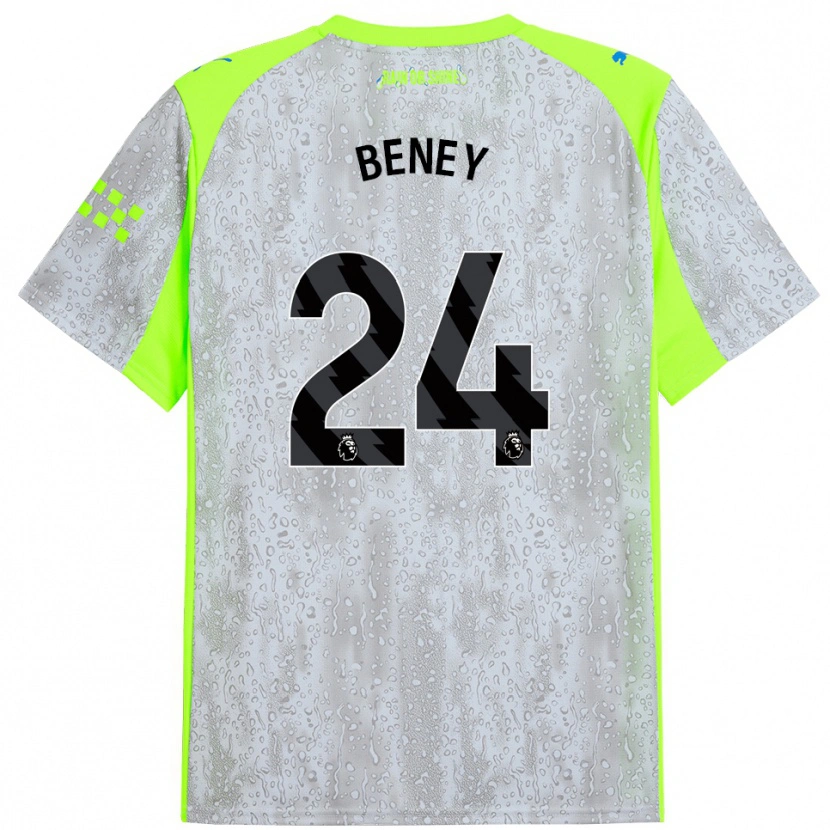 Danxen Damen Iman Beney #24 Grau Gelb Ausweichtrikot Trikot 2025/26 T-Shirt Schweiz
