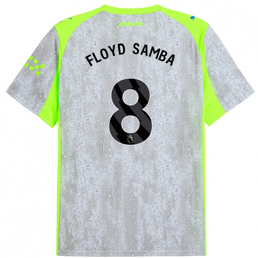 Danxen Damen Floyd Samba #8 Grau Gelb Ausweichtrikot Trikot 2025/26 T-Shirt Schweiz