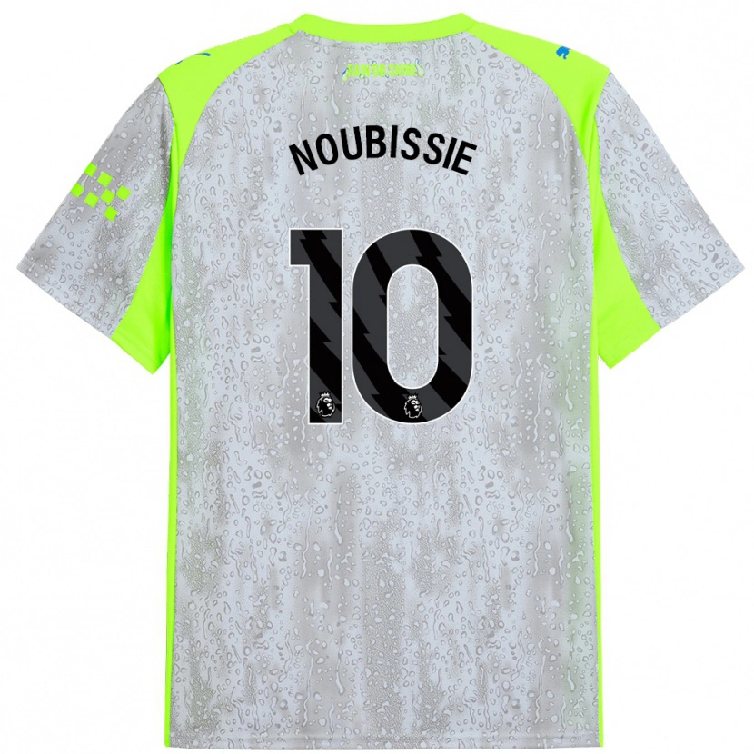 Danxen Damen Tyrese Noubissie #10 Grau Gelb Ausweichtrikot Trikot 2025/26 T-Shirt Schweiz