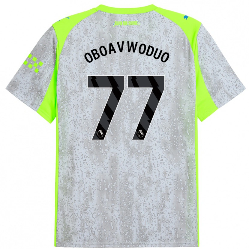 Danxen Damen Justin Oboavwoduo #77 Grau Gelb Ausweichtrikot Trikot 2025/26 T-Shirt Schweiz