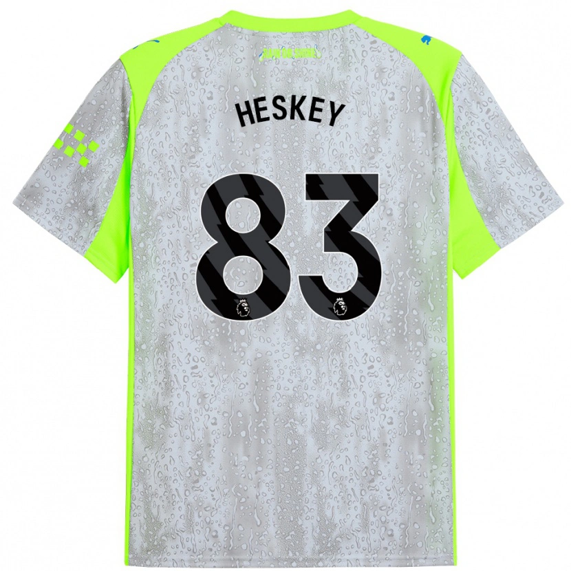 Danxen Damen Reigan Heskey #83 Grau Gelb Ausweichtrikot Trikot 2025/26 T-Shirt Schweiz