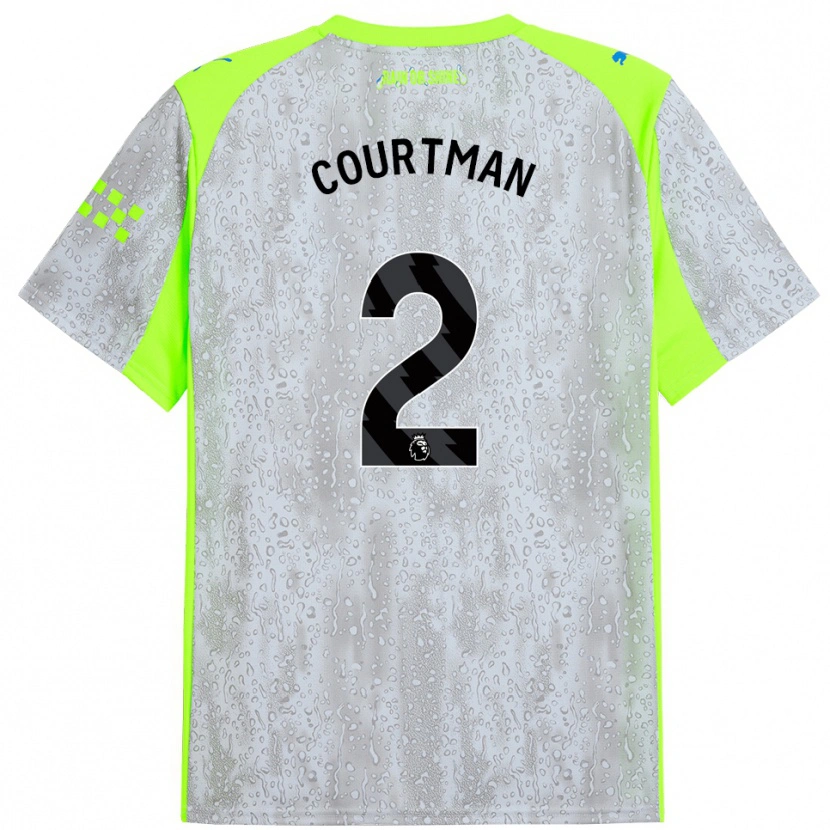 Danxen Damen Charlie Courtman #2 Grau Gelb Ausweichtrikot Trikot 2025/26 T-Shirt Schweiz