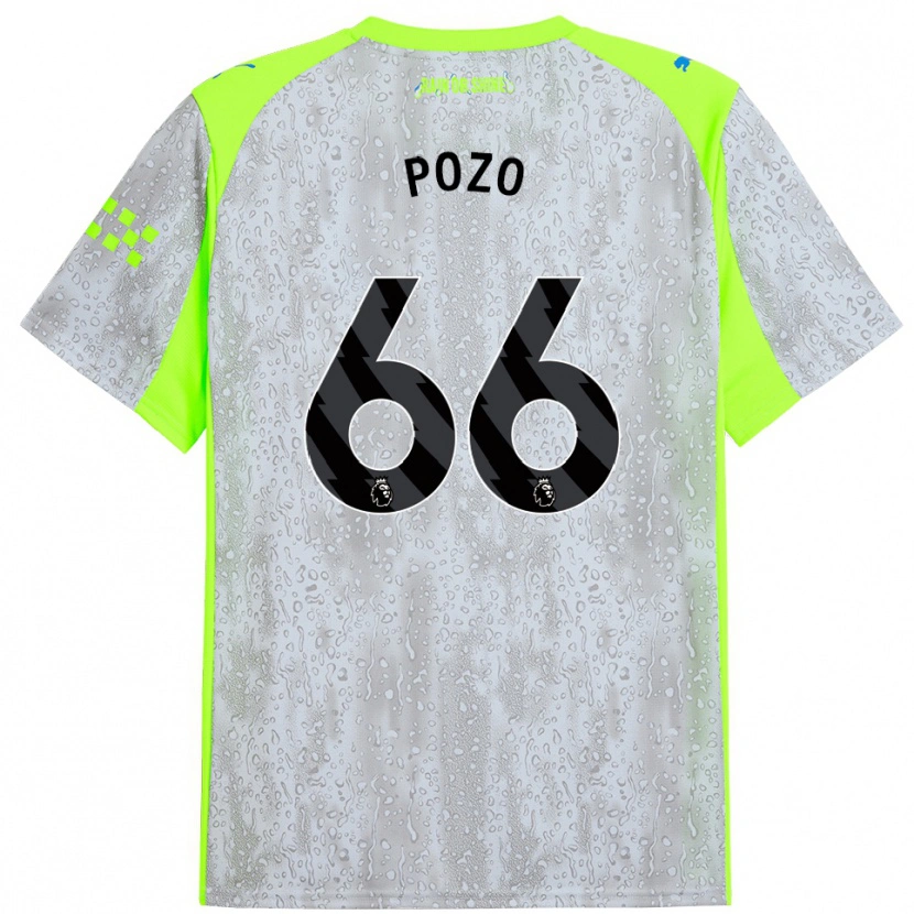 Danxen Damen Iker Pozo #66 Grau Gelb Ausweichtrikot Trikot 2025/26 T-Shirt Schweiz